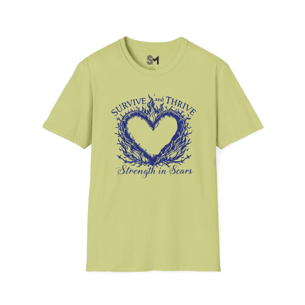 Strength in Scars Unisex Softstyle T-Shirt - Image 17