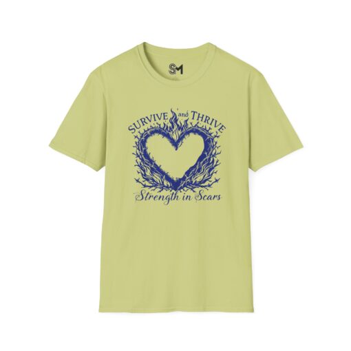 Strength in Scars Unisex Softstyle T-Shirt - Image 17