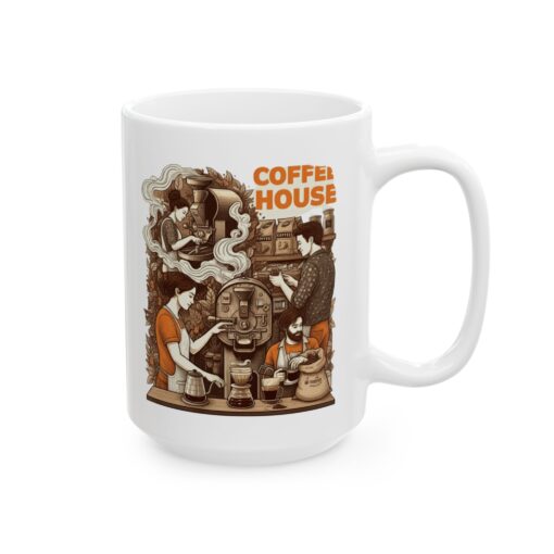 Coffee House Ceramic Mug, (11oz, 15oz) - Image 8