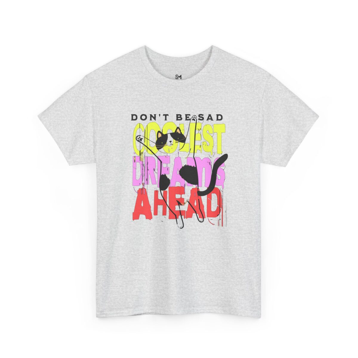 Don't be sad Unisex Heavy Cotton Tee - Image 7