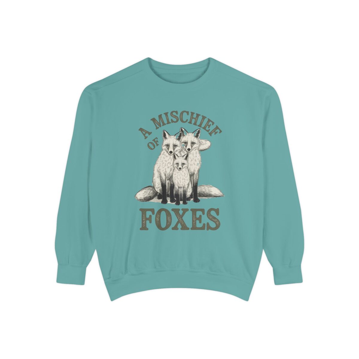 A mischief of Foxes Unisex Garment-Dyed Sweatshirt - Image 25