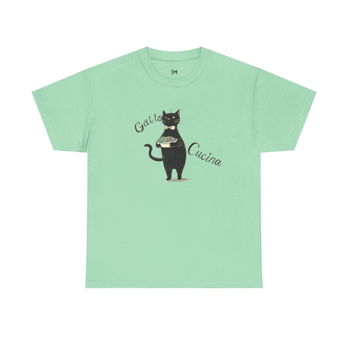 Gatto e Cucina Unisex Heavy Cotton Tee - Image 5