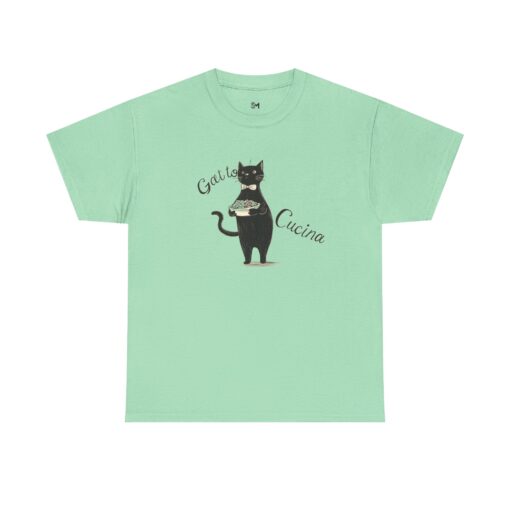 Gatto e Cucina Unisex Heavy Cotton Tee - Image 5