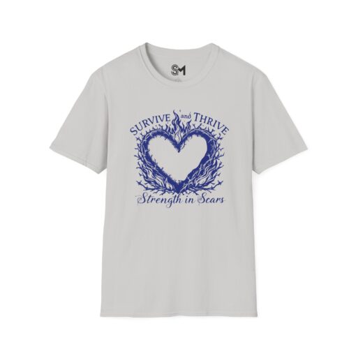 Strength in Scars Unisex Softstyle T-Shirt - Image 9