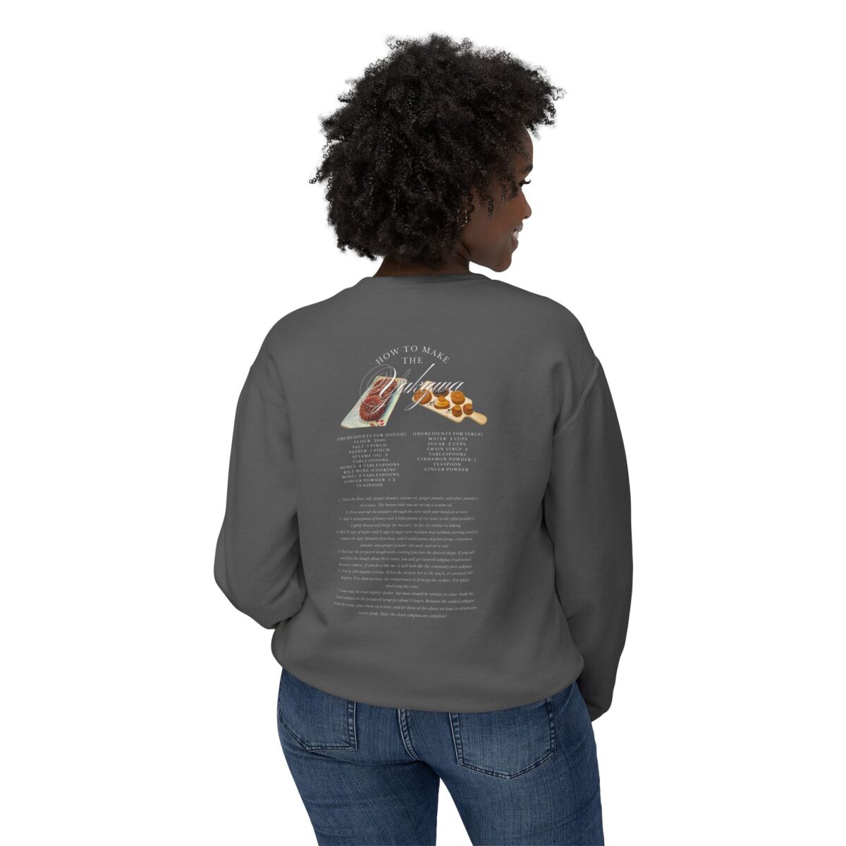 How to make Yakgwa Unisex Lightweight Crewneck Sweatshirt - Image 12