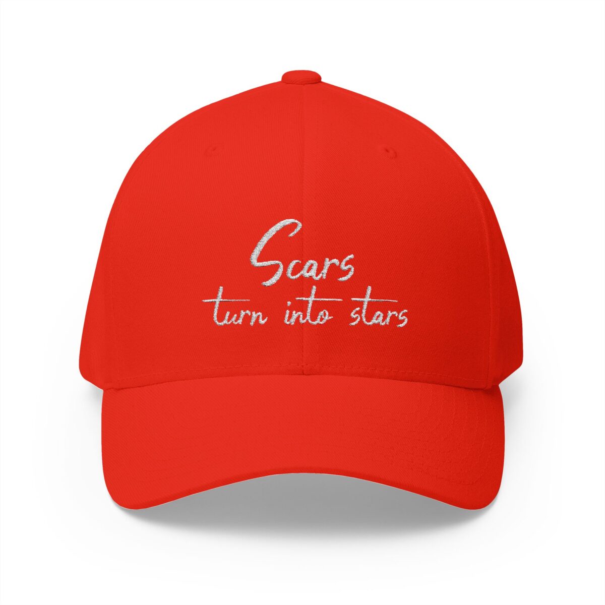 Embroidered Cap - 'Scars Turn Into Stars' Inspiring Quote - Image 29