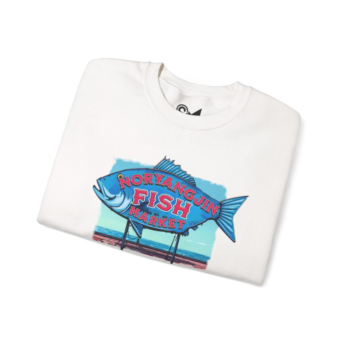Noryangjin Fish Market Unisex Heavy Blend™ Crewneck Sweatshirt - Image 3
