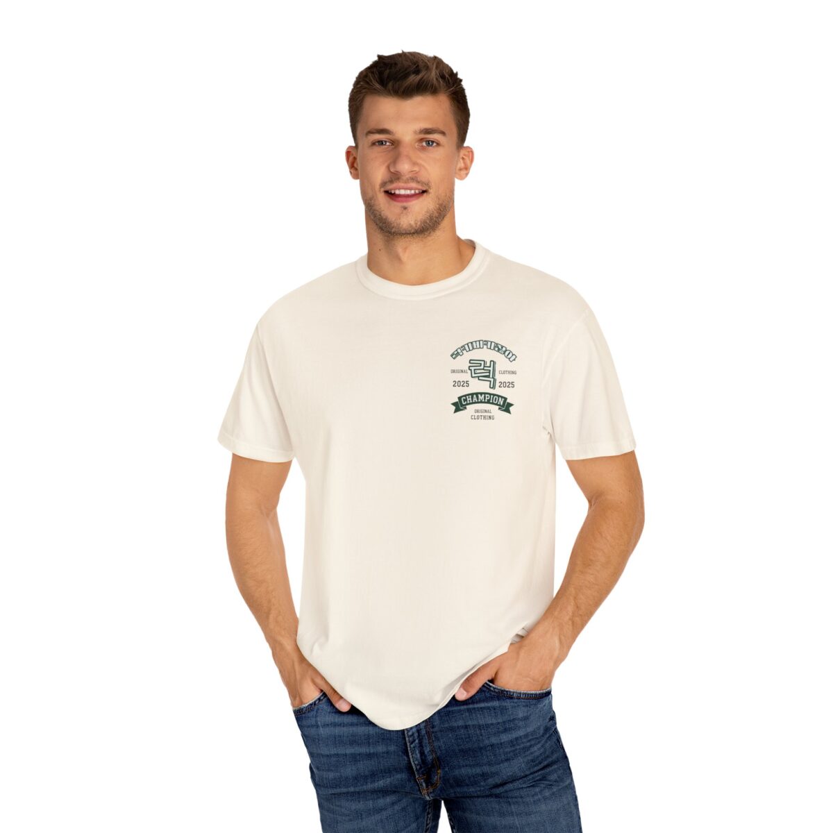 Champion 2025 Unisex Garment-Dyed T-Shirt - Vintage Style Sportswear - Image 8