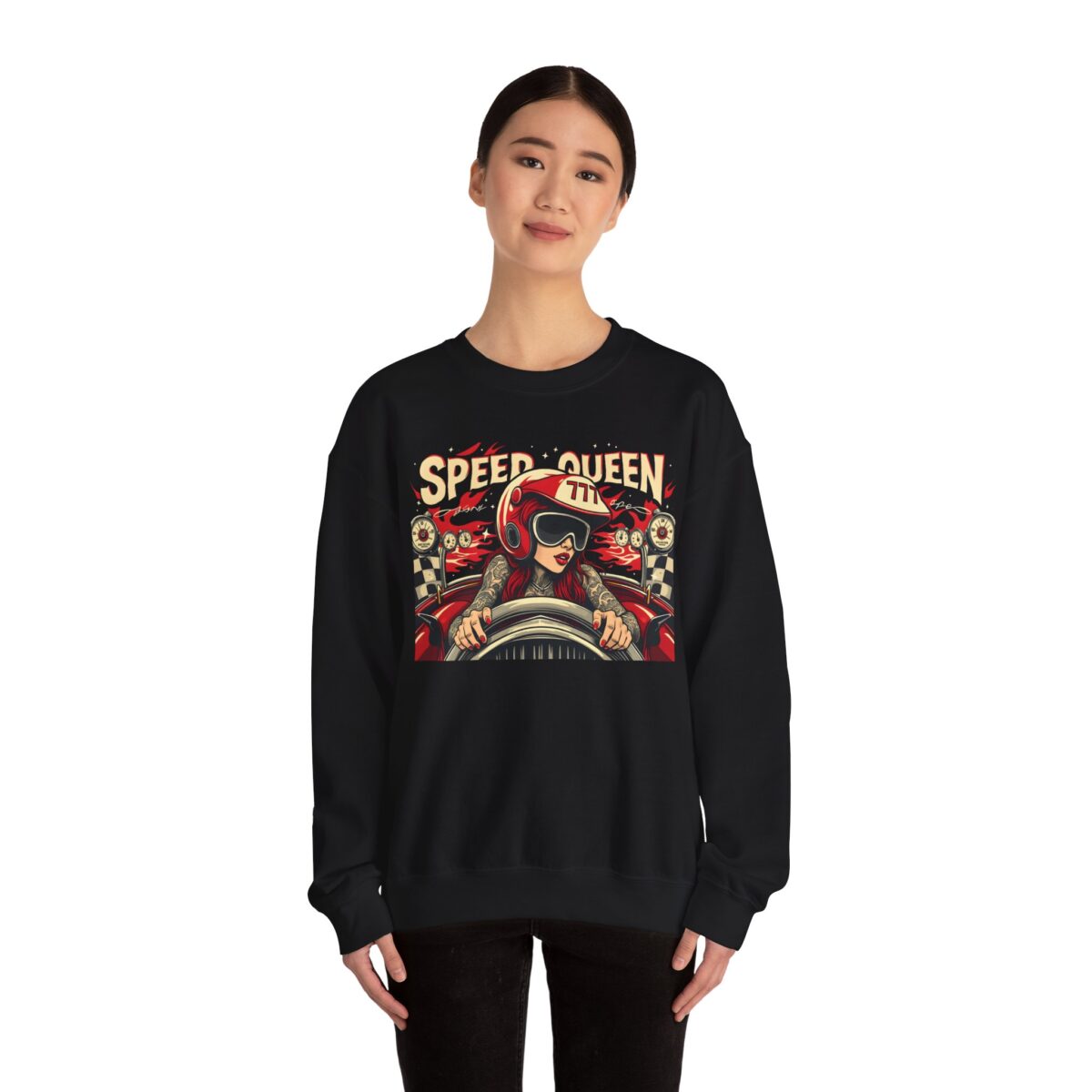 Speed Queen Unisex Heavy Blend™ Crewneck Sweatshirt - Image 4