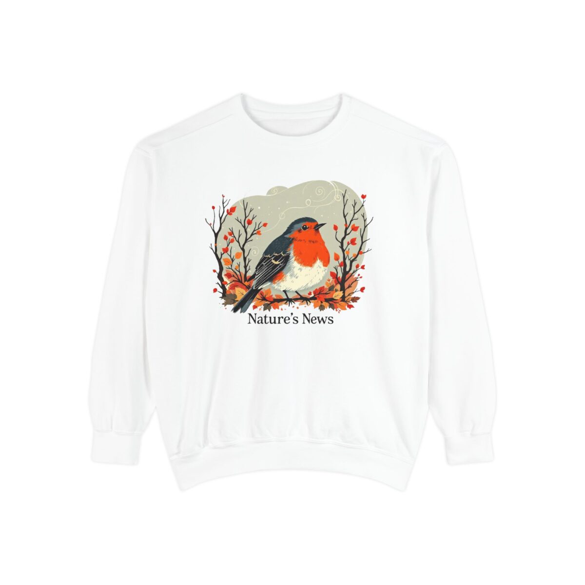Nature’s News Unisex Garment-Dyed Sweatshirt