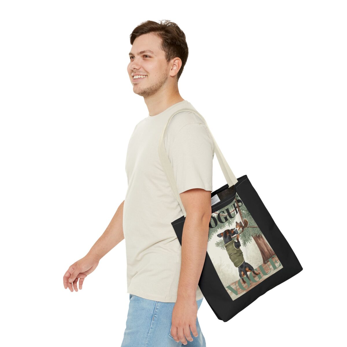 Dogue's Vogue Tote Bag (AOP) - Image 43