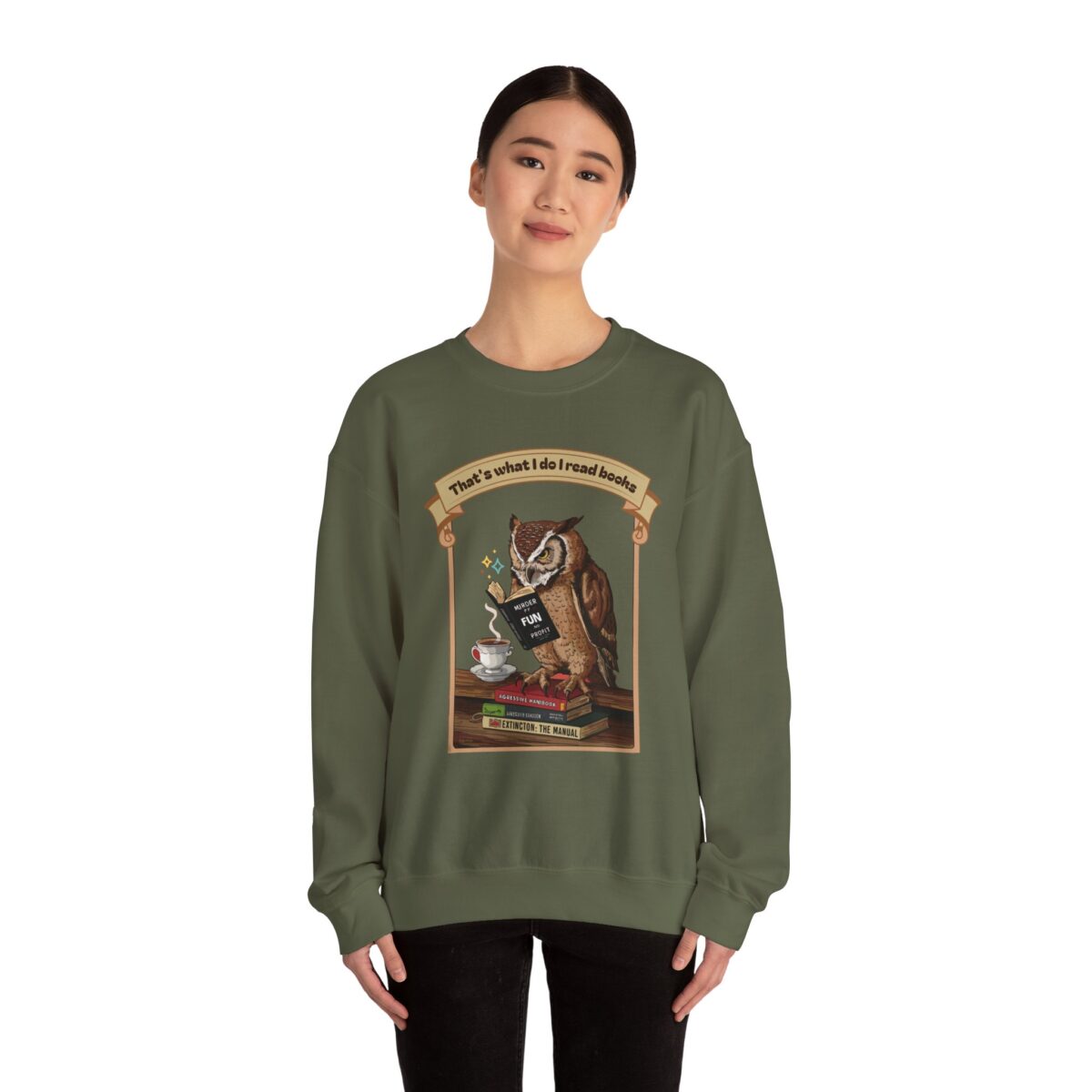 I read books Unisex Heavy Blend™ Crewneck Sweatshirt - Image 24