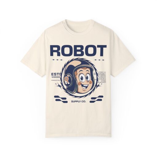 Vintage Robot Graphic Unisex T-Shirt - Perfect for Tech Lovers - Image 5