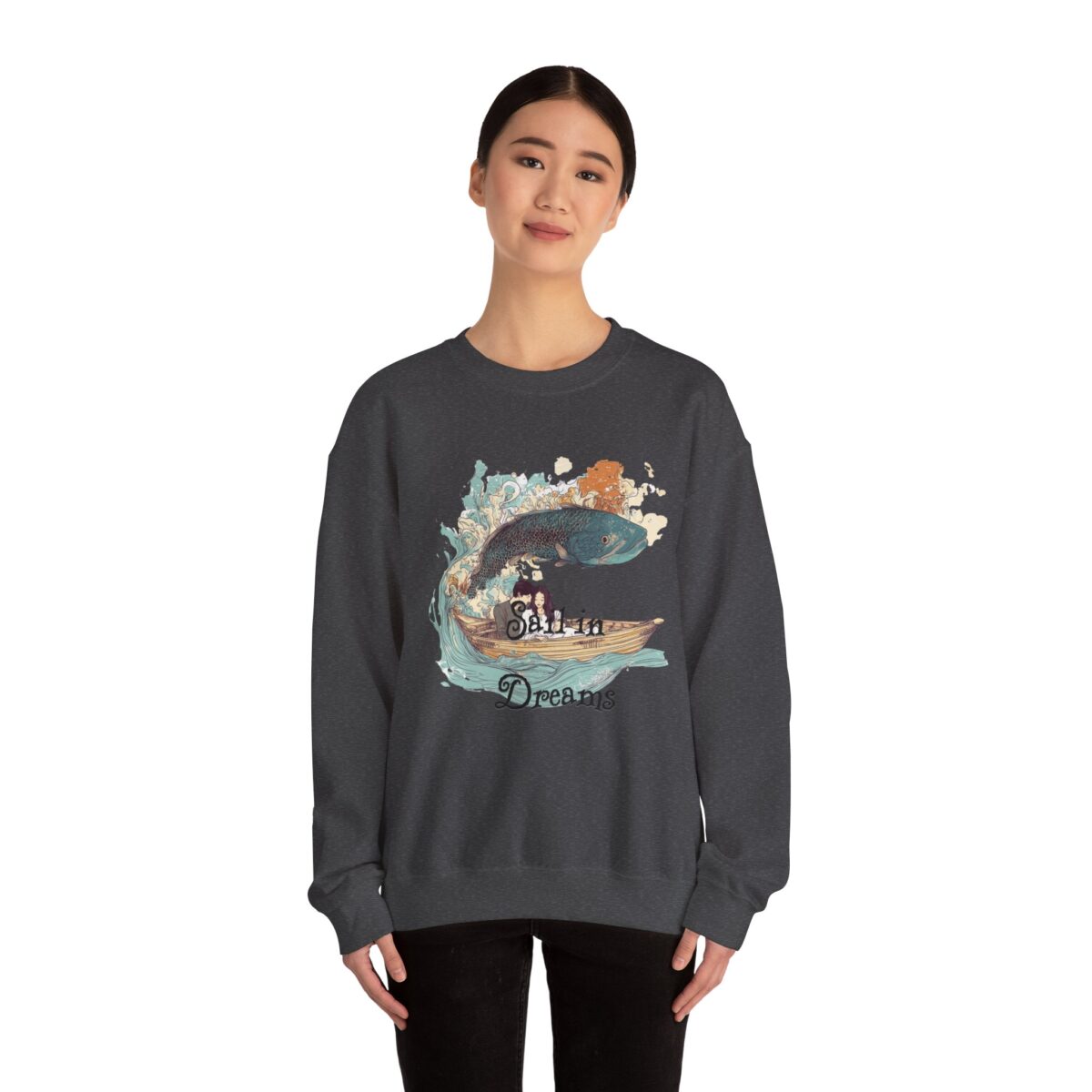 Sail in dreams Unisex Heavy Blend™ Crewneck Sweatshirt - Image 16