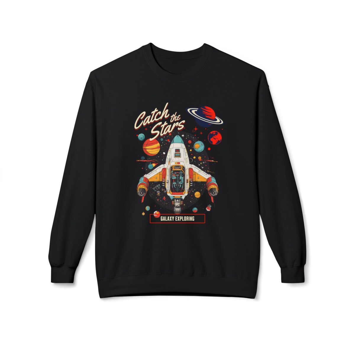 Catch the stars Unisex Midweight Softstyle Fleece Crewneck Sweatshirt