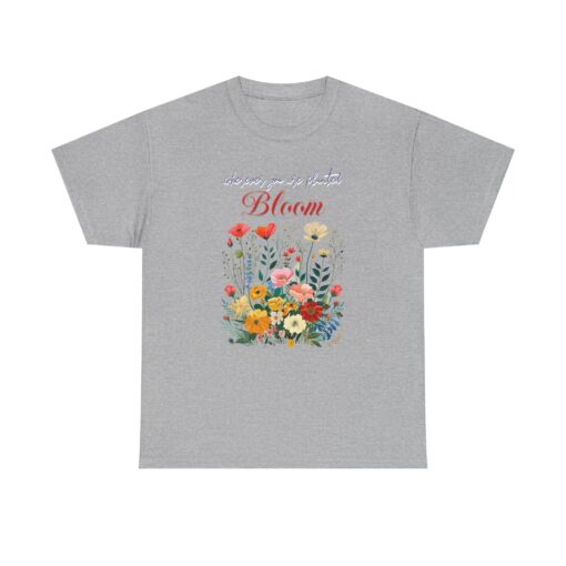 Bloom Unisex Heavy Cotton Tee - Image 17