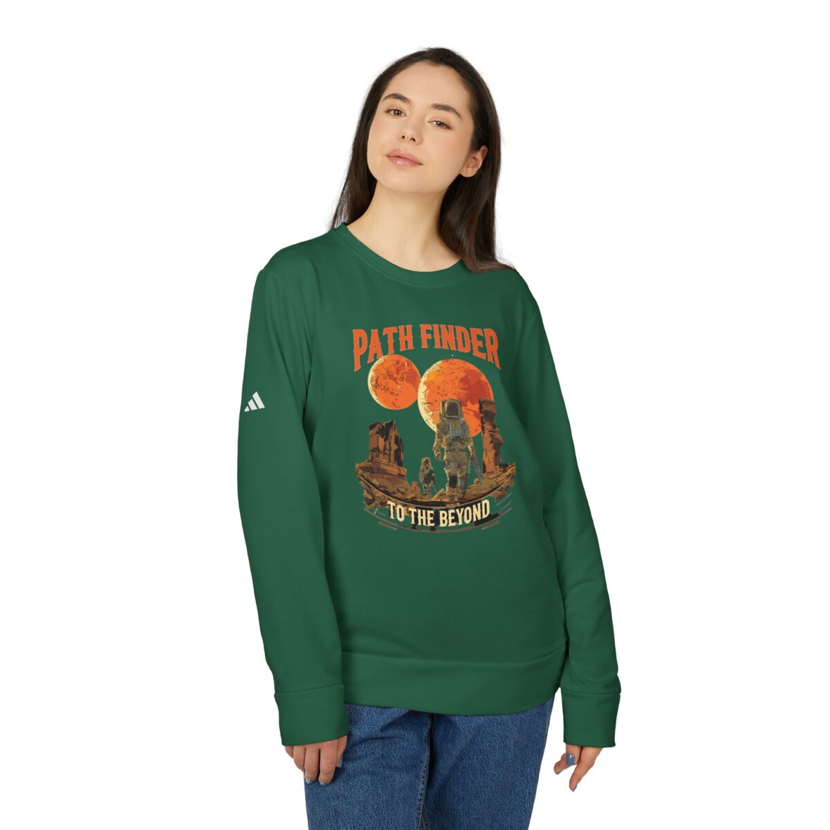 Path Finder adidas Unisex Fleece Crewneck Sweatshirt - Image 11