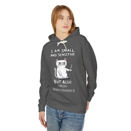 I'm high maintenance Unisex Lightweight Hooded Sweatshirt - Image 3