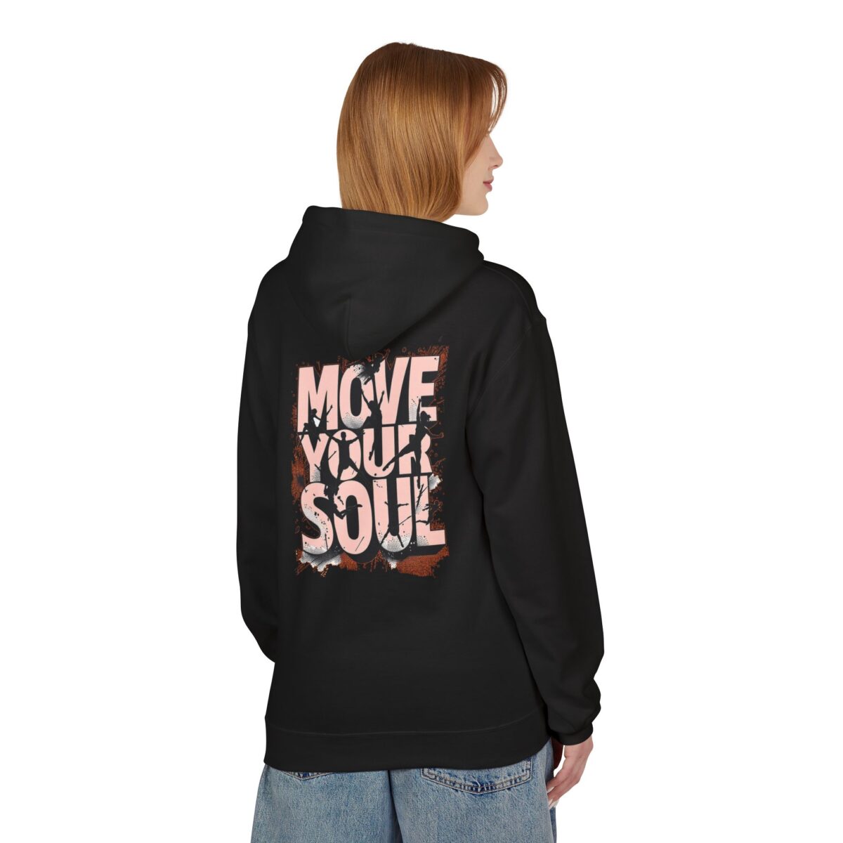 Move your soul Unisex Midweight Softstyle Fleece Hoodie - Image 4