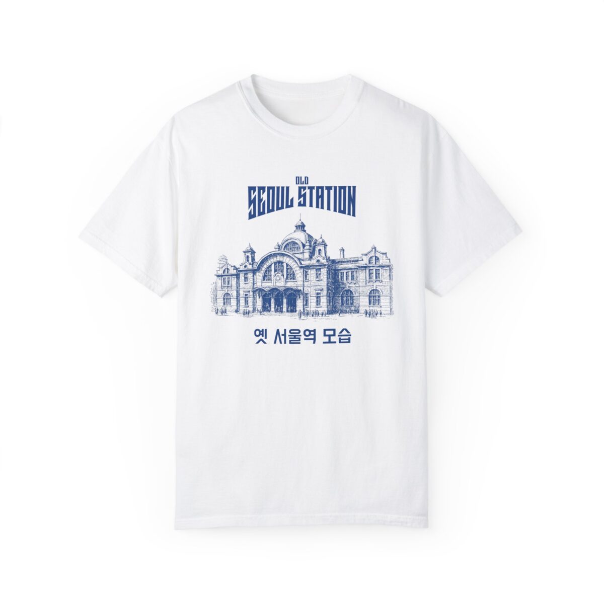 Seoul Station Graphic T-Shirt | Vintage Unisex Tee for Travel Lovers