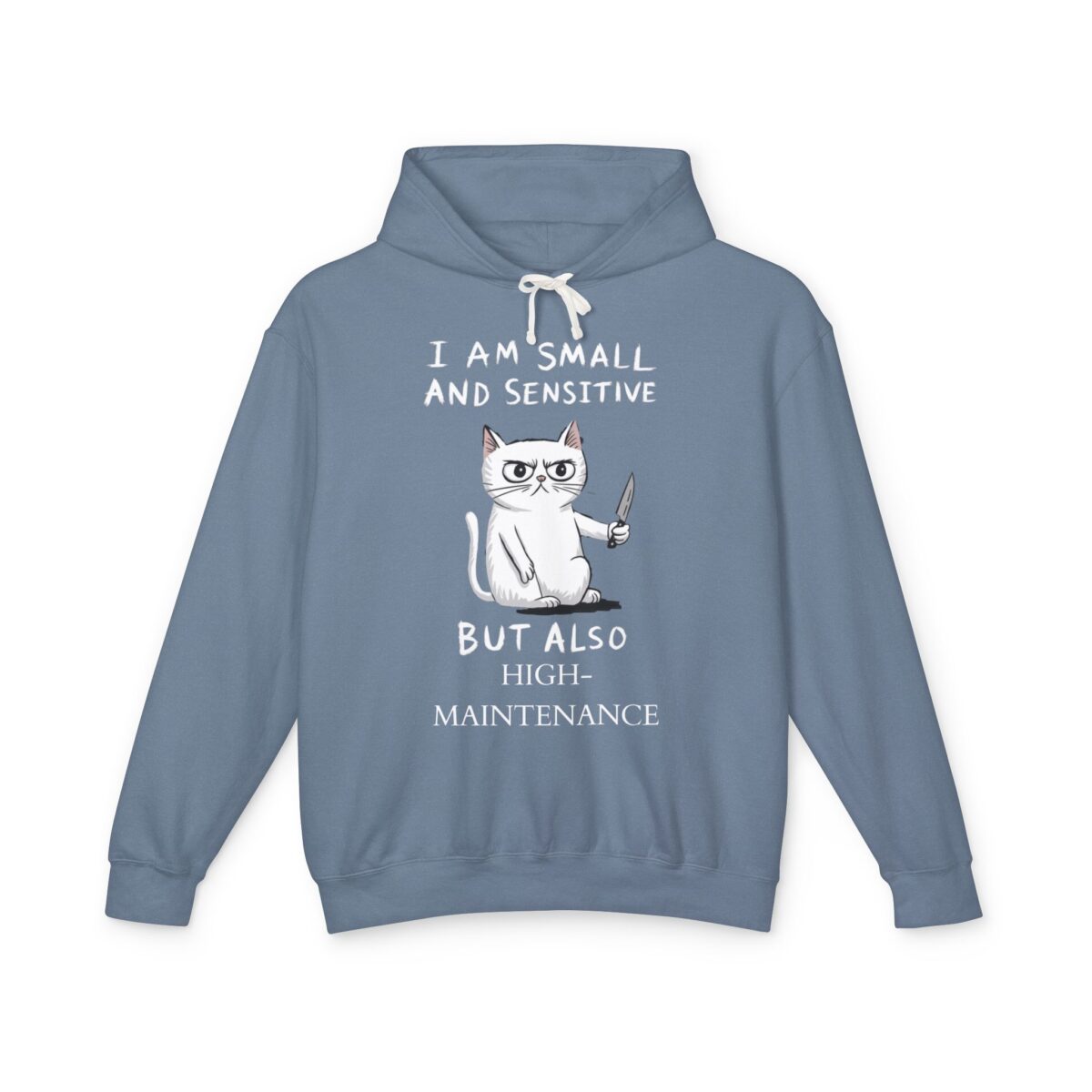 I'm high maintenance Unisex Lightweight Hooded Sweatshirt - Image 9
