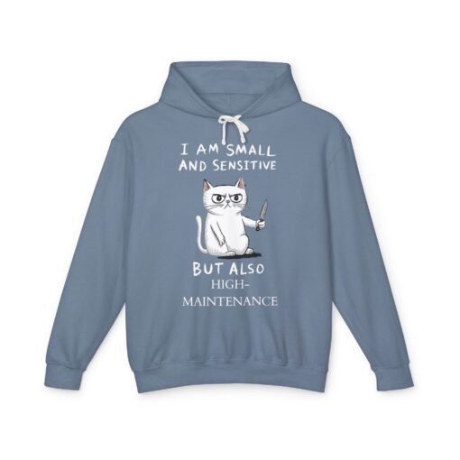 I'm high maintenance Unisex Lightweight Hooded Sweatshirt - Image 9