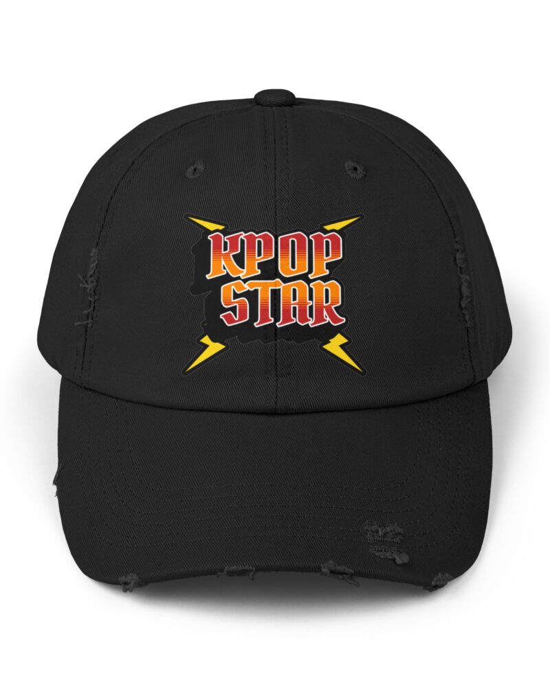 KPOP Star Unisex Distressed Cap