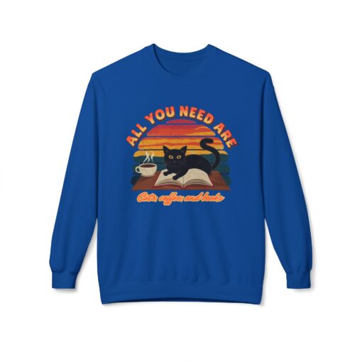 All you need are Unisex Midweight Softstyle Fleece Crewneck Sweatshirt - Image 37