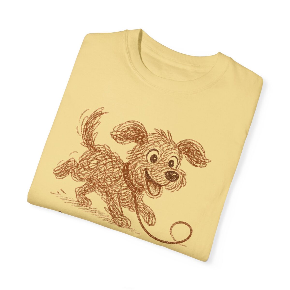 Loyal Dog Sketch Unisex T-Shirt - Fun Pet Lover Tee - Image 11