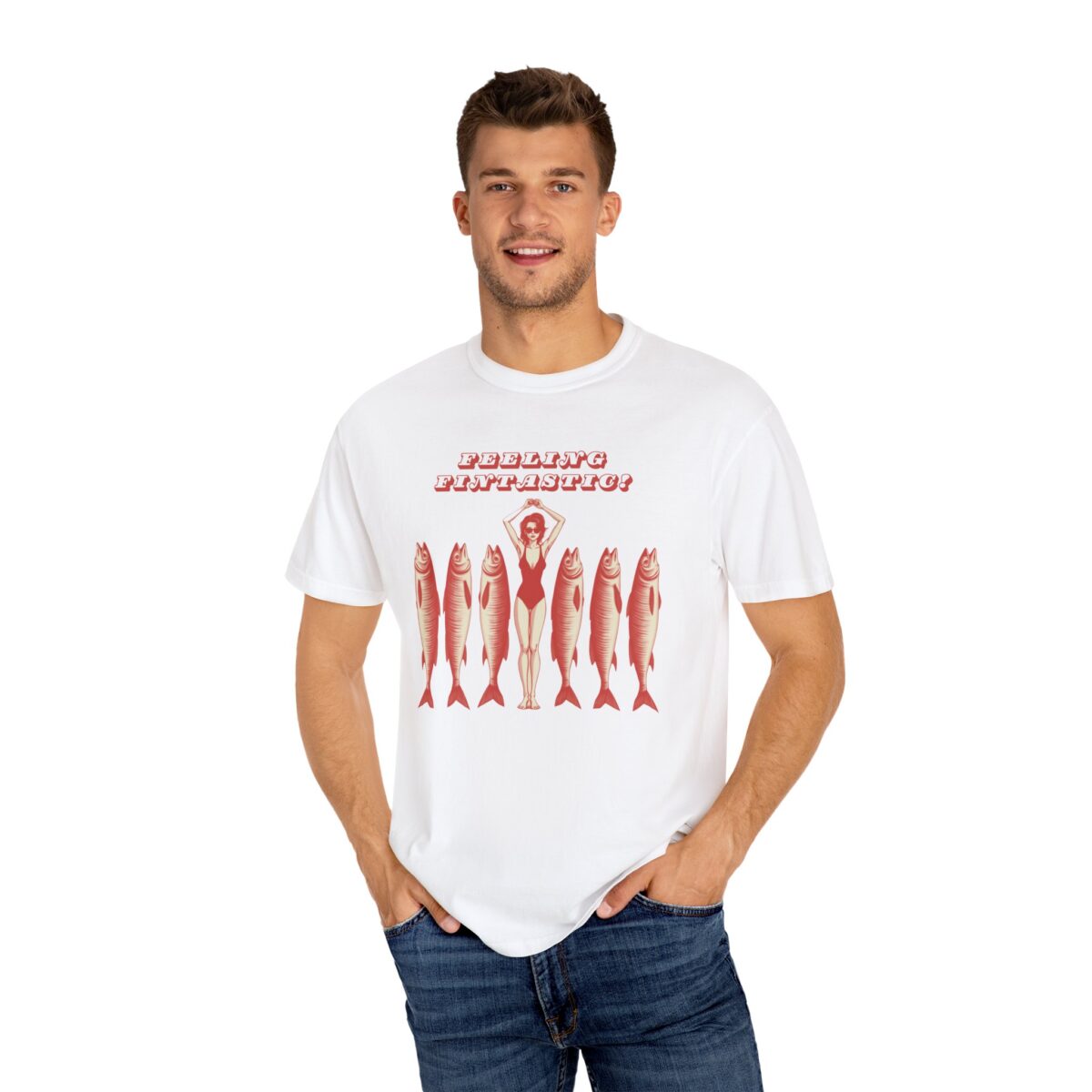 Feeling Fantastic Unisex Garment-Dyed T-Shirt - Image 4