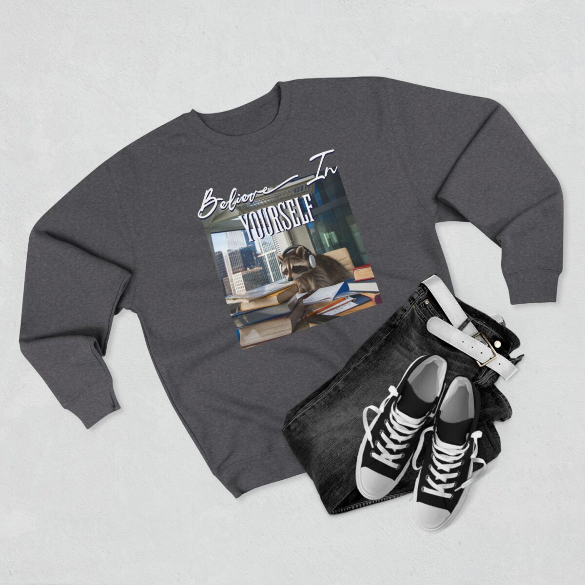 Believe in yourself Unisex Crewneck Sweatshirt - Image 7