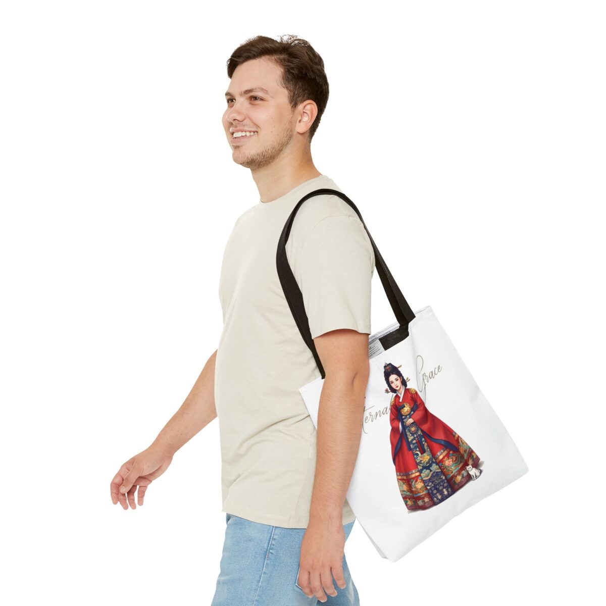 Eternal grace Tote Bag (AOP) - Image 7