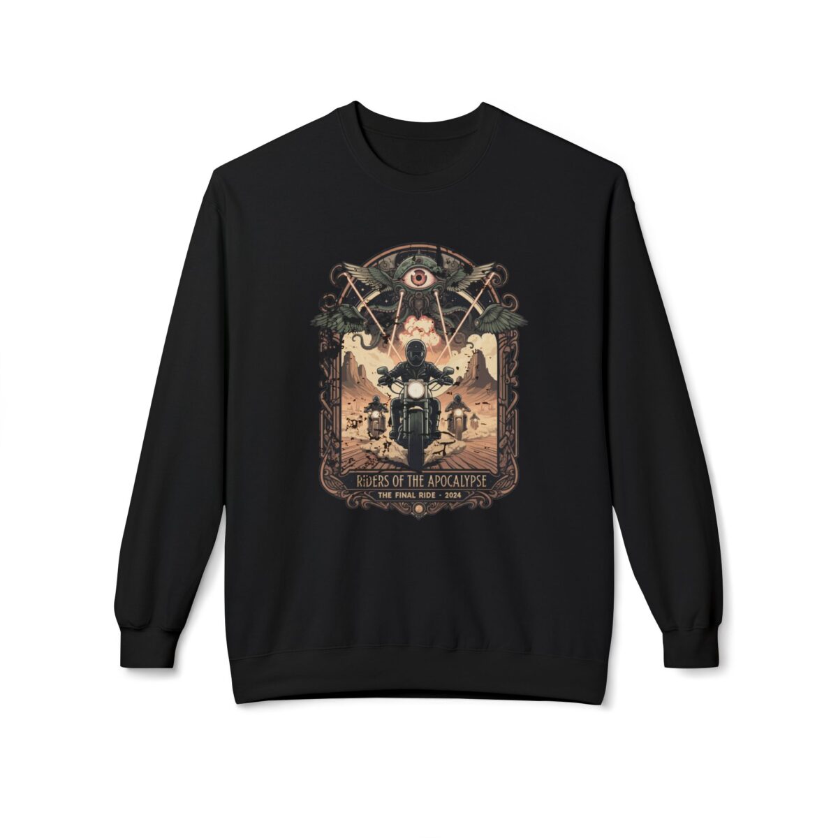 Riders of the apocalypse Unisex Midweight Softstyle Fleece Crewneck Sweatshirt