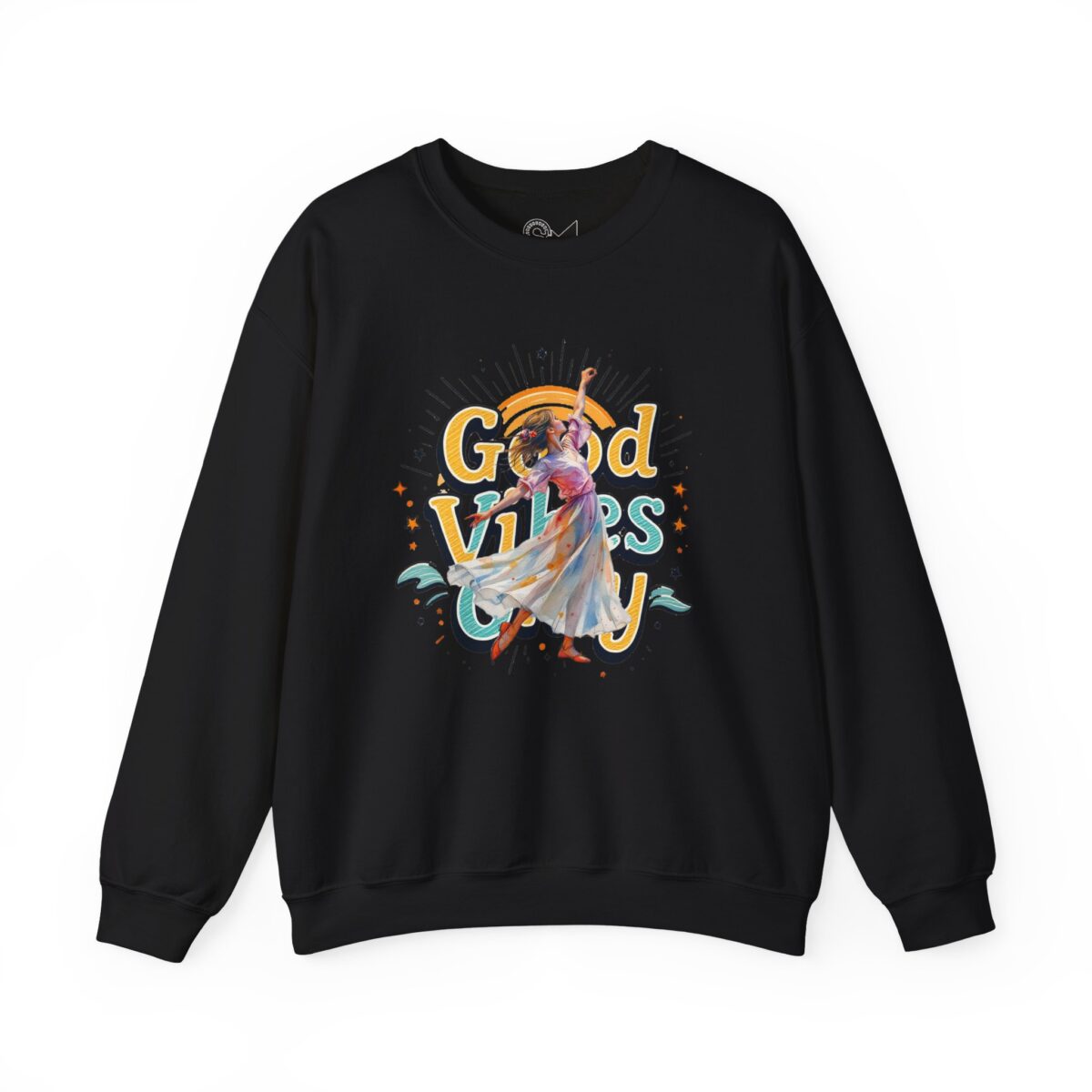 Good vibes only Unisex Heavy Blend™ Crewneck Sweatshirt - Image 5