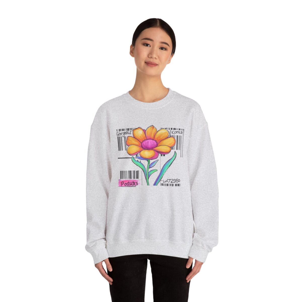 Gorgeous Flower Graphic Sweatshirt | Unisex Crewneck for All Seasons - Image 8