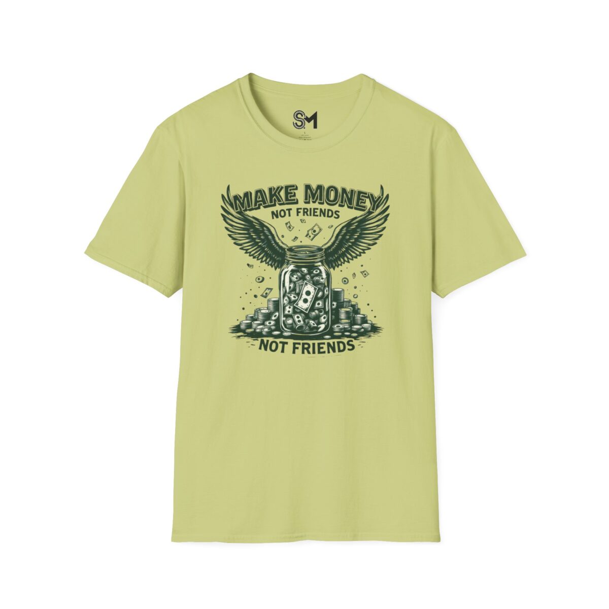 Make Money Unisex Softstyle T-Shirt - Image 17