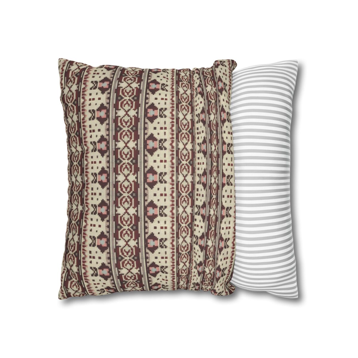 Vintage Cozy Faux Suede Square Pillowcase - Image 8