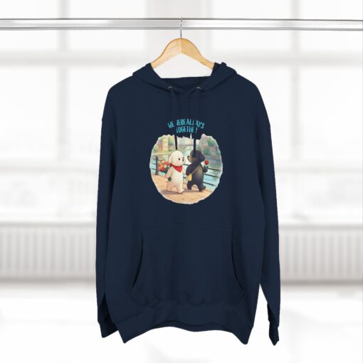 Always together Three-Panel Fleece Hoodie - Image 20