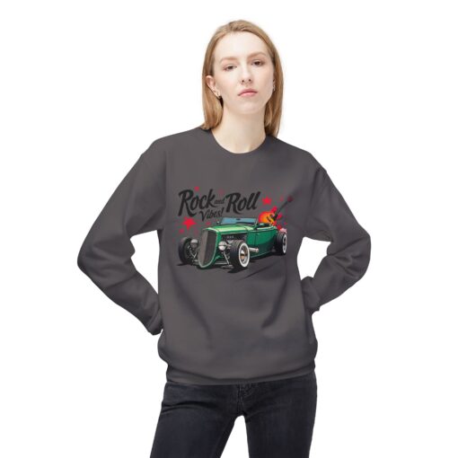 Rock & Roll Vibes Unisex Midweight Softstyle Fleece Crewneck Sweatshirt - Image 31