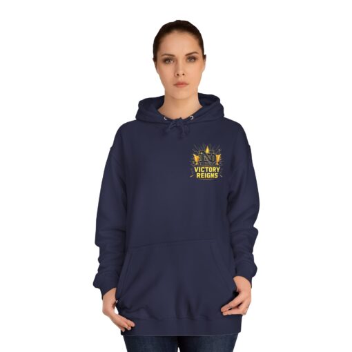 Victory reigns Unisex College Hoodie - Image 20