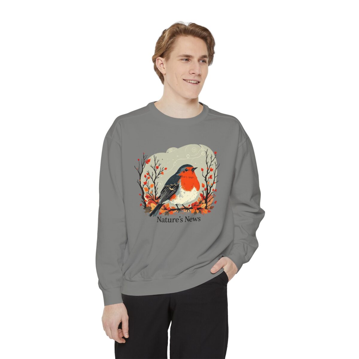Nature’s News Unisex Garment-Dyed Sweatshirt - Image 15