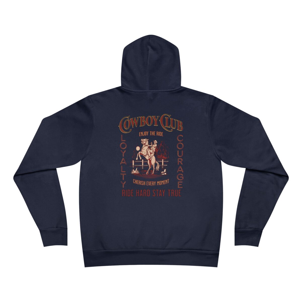 Cowboy club Unisex Sponge Fleece Pullover Hoodie - Image 4