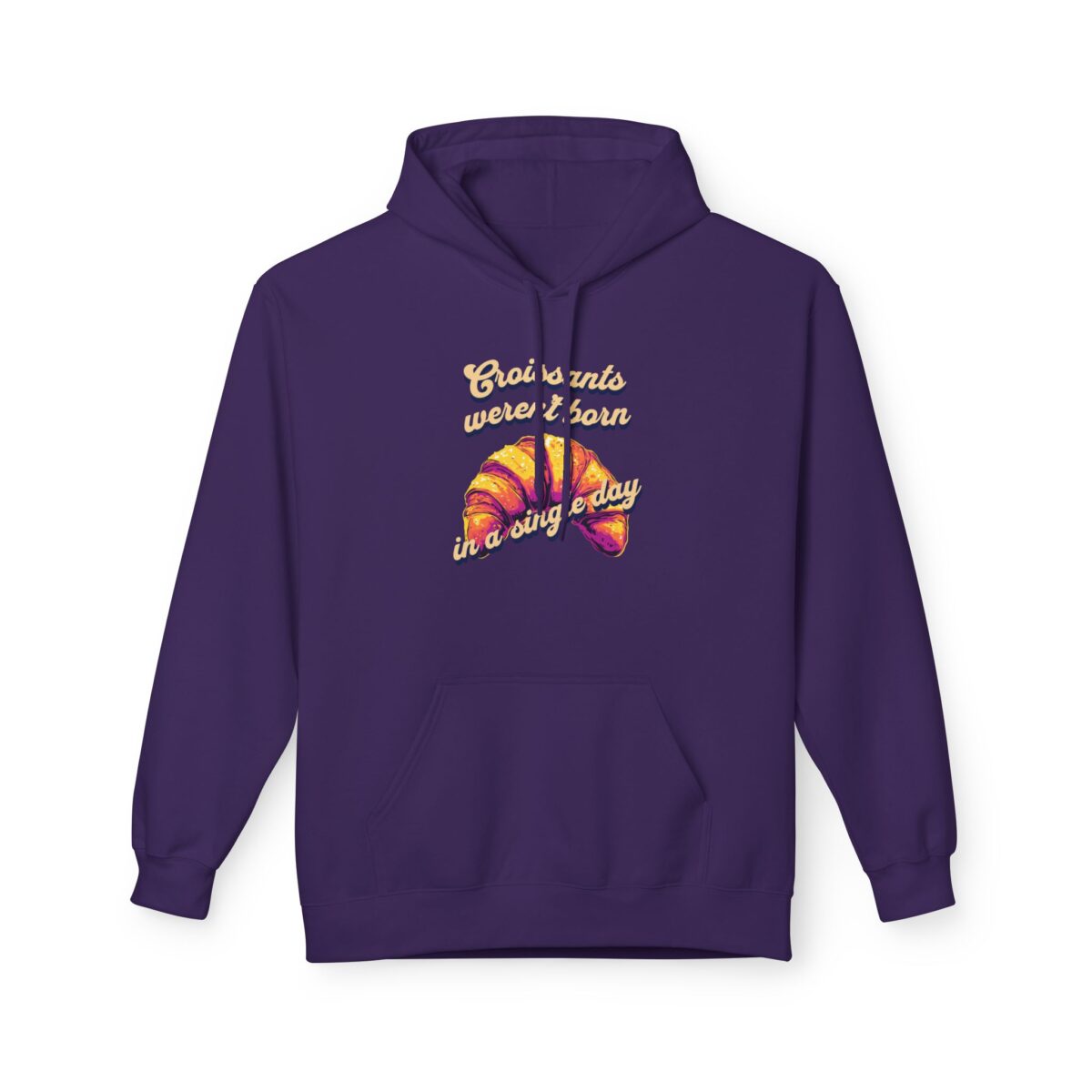 Croissants weren't born in a single day Unisex Midweight Softstyle Fleece Hoodie - Image 29