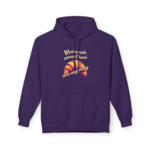 Croissants weren't born in a single day Unisex Midweight Softstyle Fleece Hoodie - Image 29