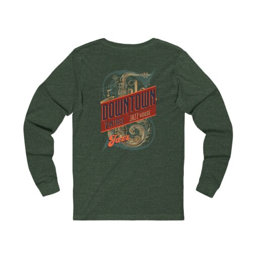 Downtown Jazz House Unisex Jersey Long Sleeve Tee - Image 8