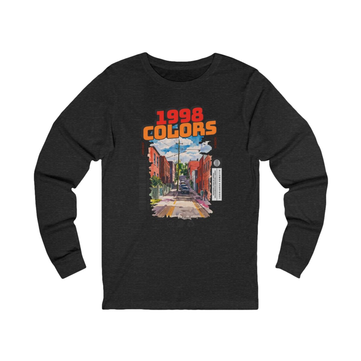 1998 Colors Unisex Jersey Long Sleeve Tee - Image 9