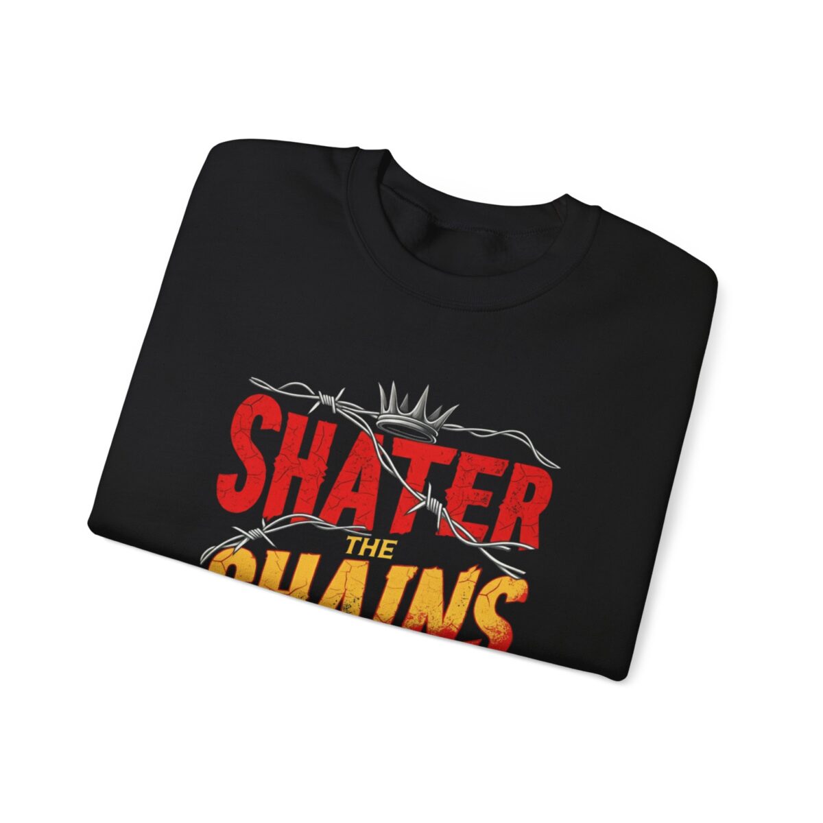 Shater chains of fear Unisex Heavy Blend™ Crewneck Sweatshirt - Image 3