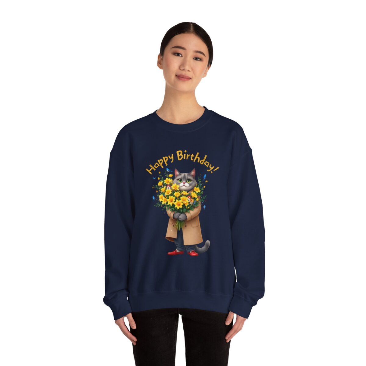 Happy Birthday! Unisex Heavy Blend™ Crewneck Sweatshirt - Image 24