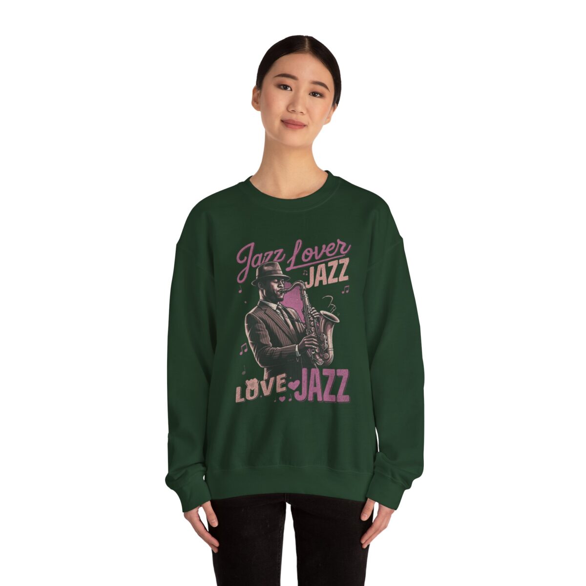 Love Jazz Unisex Heavy Blend™ Crewneck Sweatshirt - Image 16
