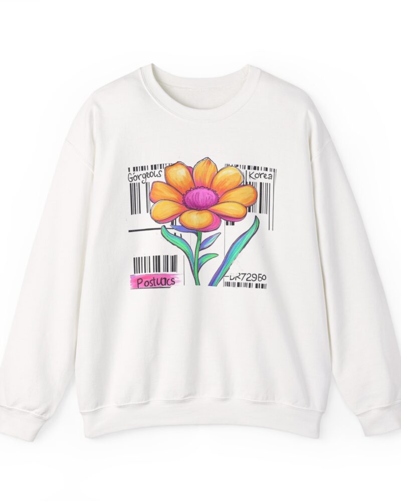 Gorgeous Flower Graphic Sweatshirt | Unisex Crewneck for All Seasons
